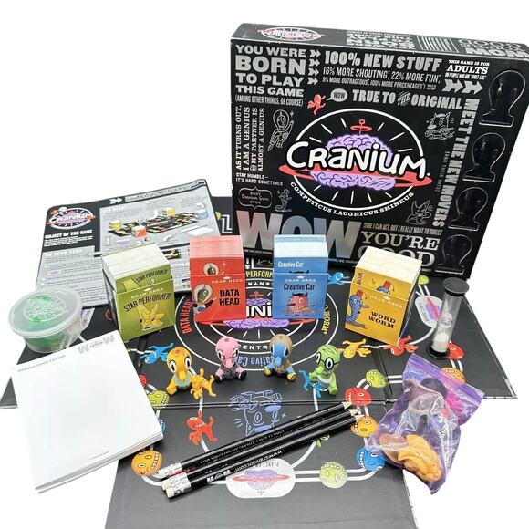 Hasbro Cranium WOW You're Good Adult Board Game Vintage - Picture 7 of 8